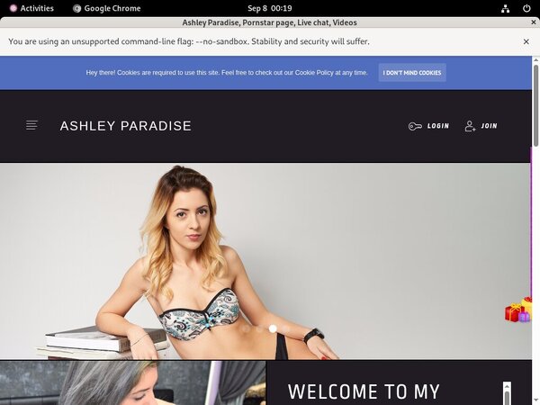 Ashley Paradise Password And Account
