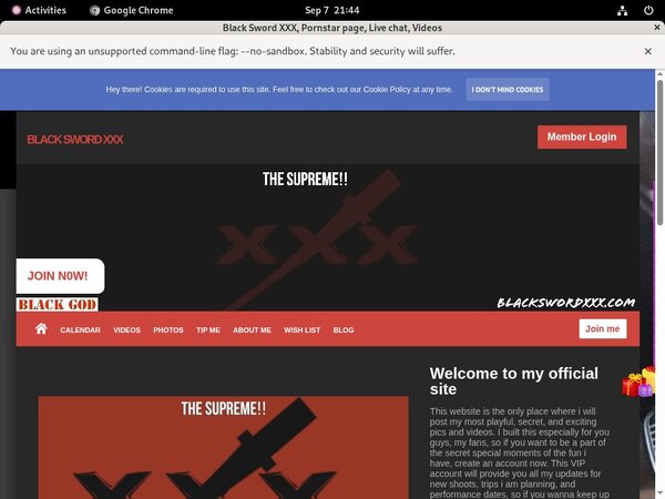 Blackswordxxx.com Day Trial Membership