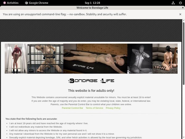 Bondage Life Crear Cuenta