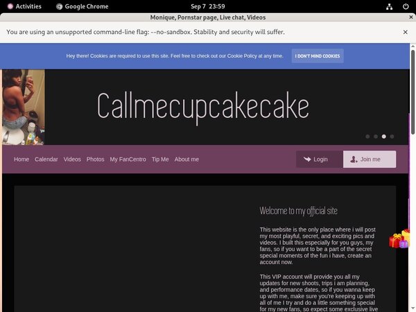 Callmecupcakeyan.modelcentro.com Password Premium