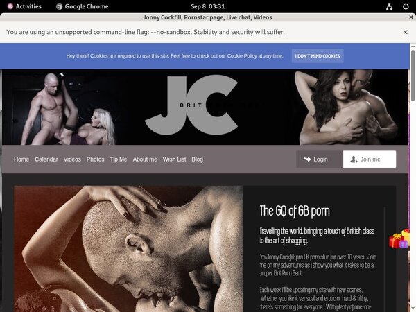 Cockfill Jonny Xxx