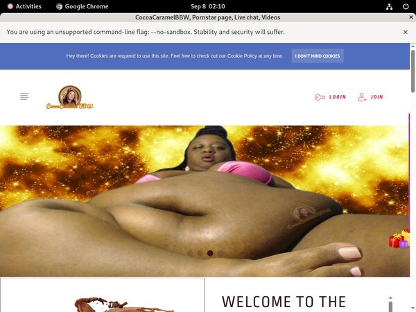 CocoaCaramelBBW Hd Sex