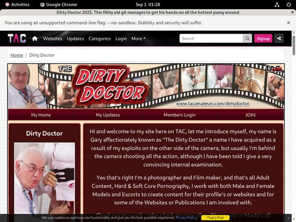 Dirty Doctor Logon