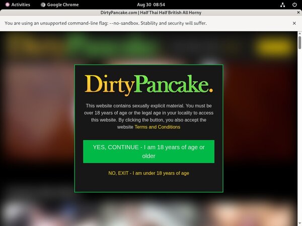 Dirtypancake.com Adult Passwords