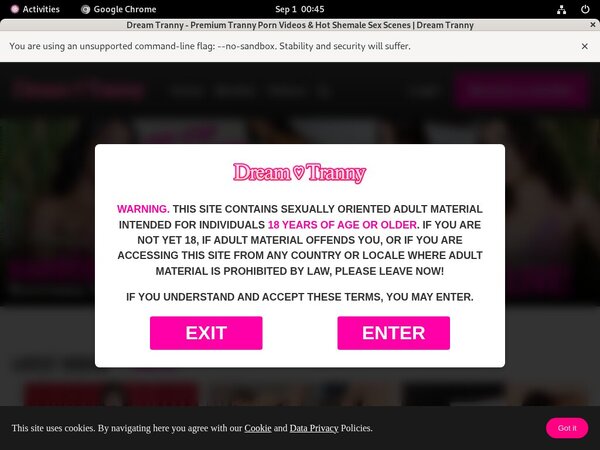 Dreamtranny.com Buy Membership