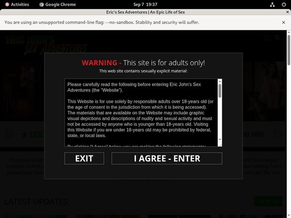 Ericjohnssexadventures Discount Coupon