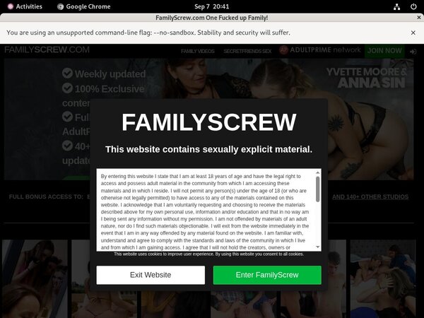 Family Screw Account Creator