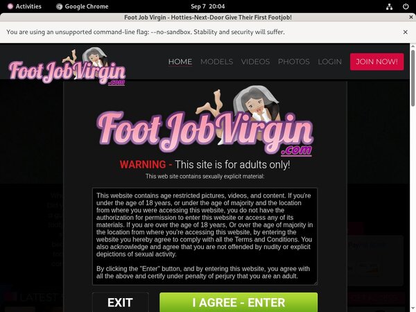 Footjobvirgin Register Free