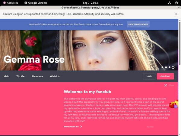 Free GemmaRose42 Premium Passwords