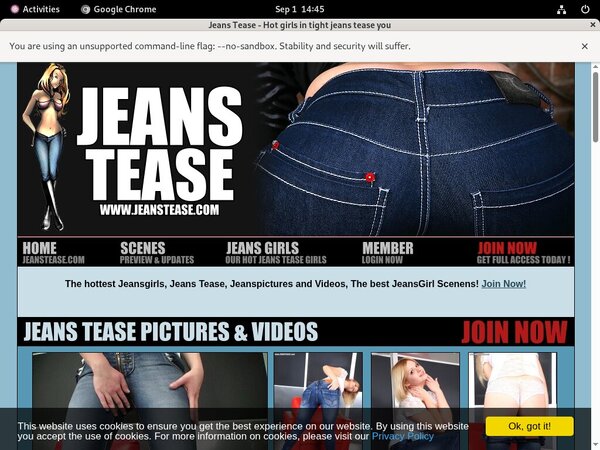 Free Jeanstease Login Account