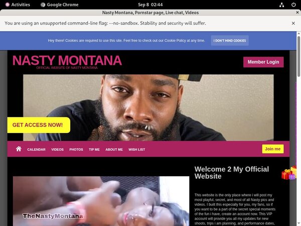 Free Nasty Montana Membership Account