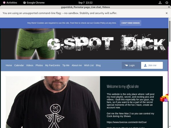 Free Working Gspotdick Account