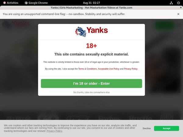Free Yanks Italian Sign Up