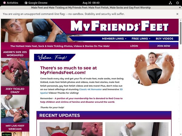 Full Myfriendsfeet.com Videos