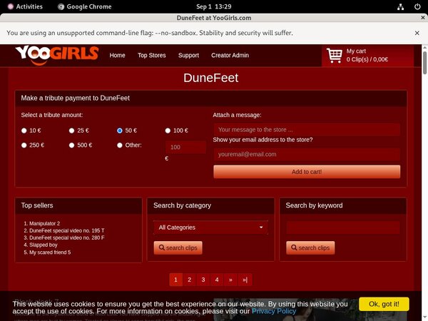 Get Dunefeet Free Trial