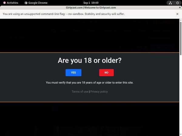 GirlyCast.com Com Logins