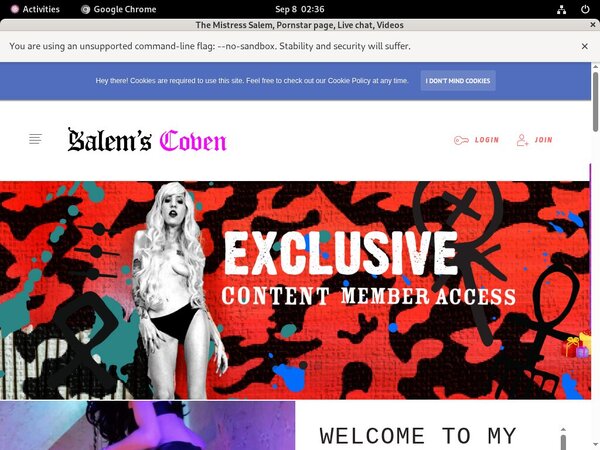Goddesssalem.com Accounts Working