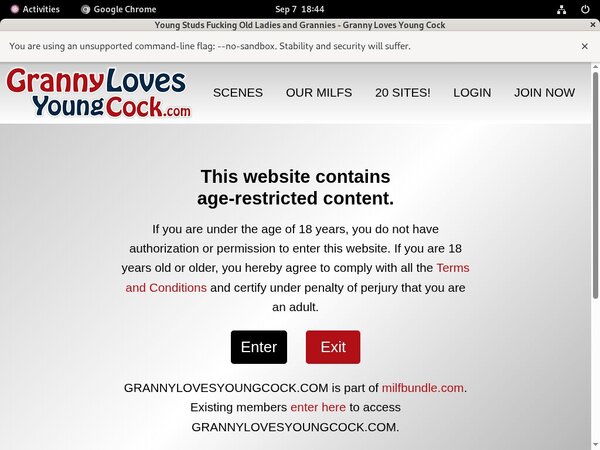 Grannylovesyoungcock.com Trial Membership Deal