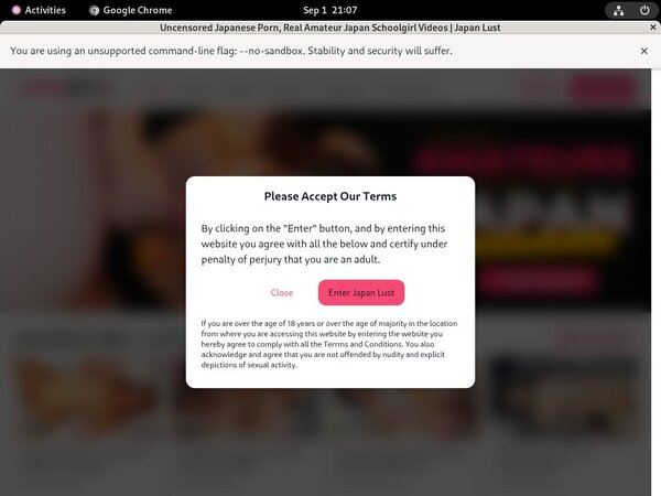 Japan Lust Daily Passwords