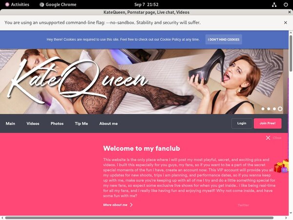 KateQueen Sign Up