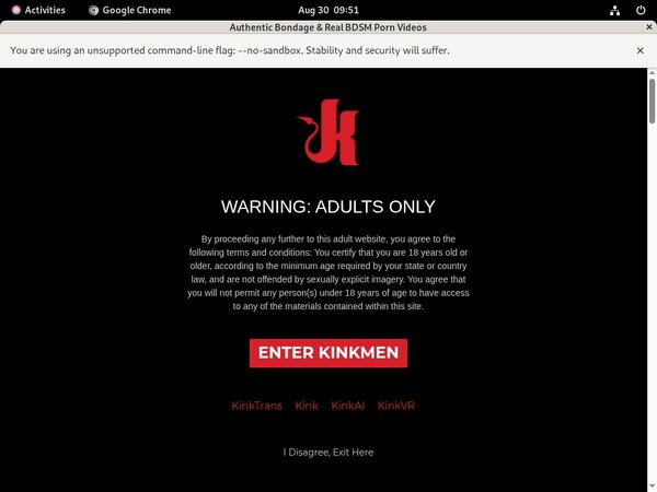 Kinkmen.com Working Account