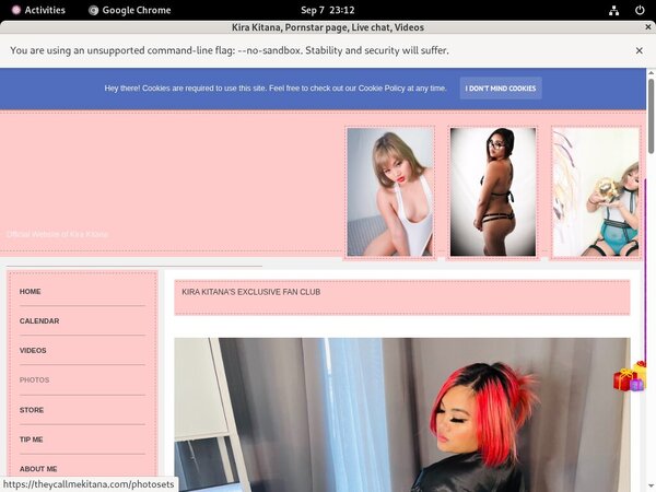 Kira Kitana With Maestro Card