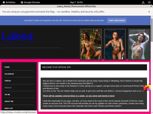 Lakea-model.com Discount Join Page
