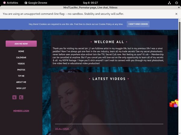 Login For MrsTLucifer