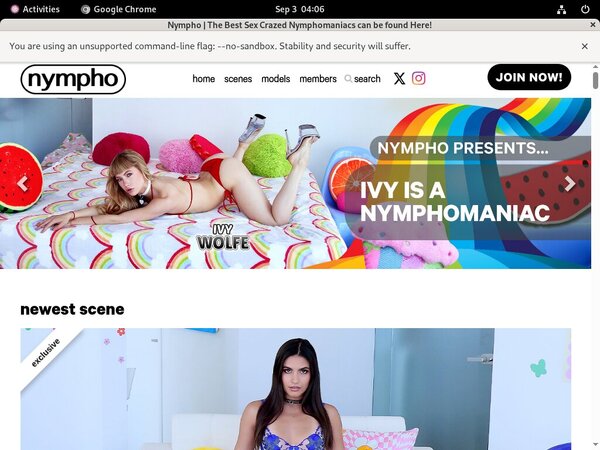 Logins Nympho Free