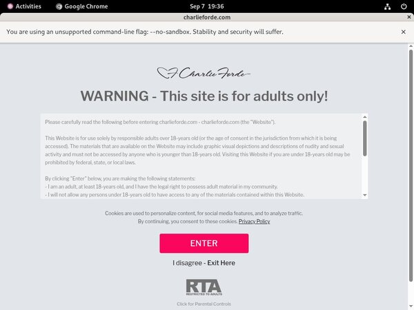 Lowest Charlieforde.com Discount
