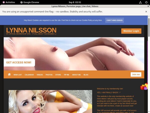 Lynna Nilsson Sign