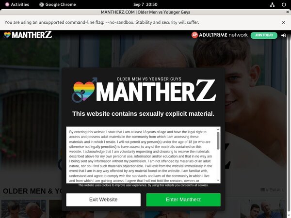 Mantherz.com Without Card