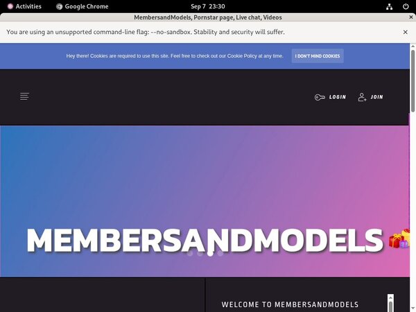 MembersandModels Create Account