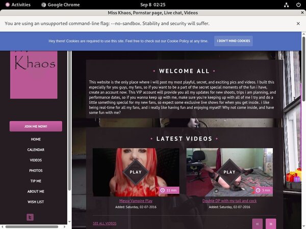 Miss Khaos Hacked Password