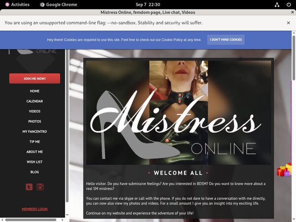 MistressOnline Passwords For Free