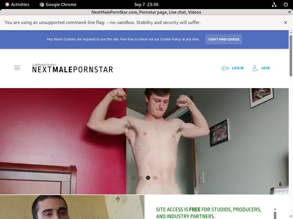 NextMalePornStarcom Trial Member