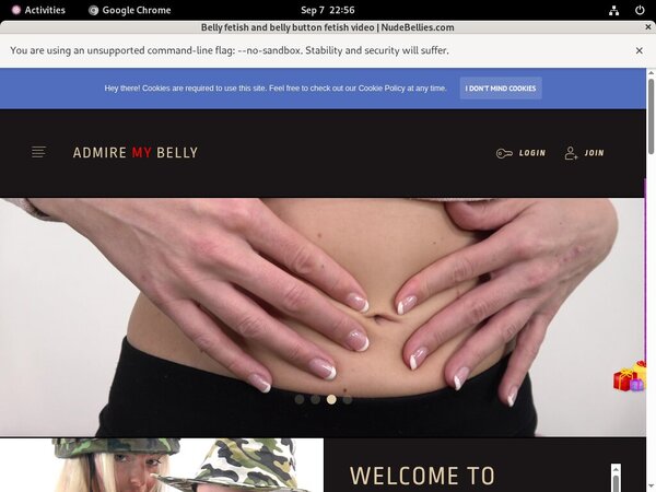 Nude Bellies With Prepaid Card