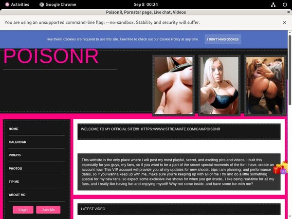 PoisonR Login Password
