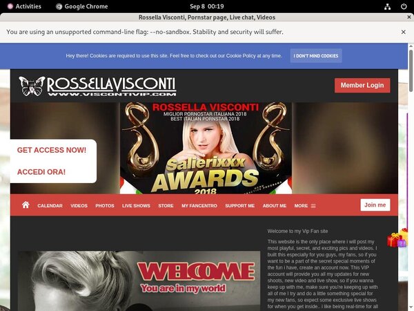 Rossella Visconti Pregnant