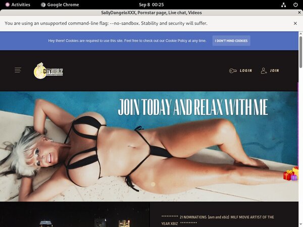 SallyDangeloXXX Get A Password