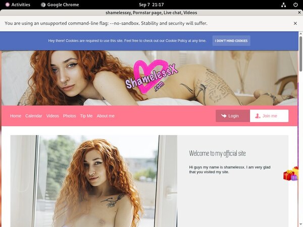 Shamelessxy Membership Account