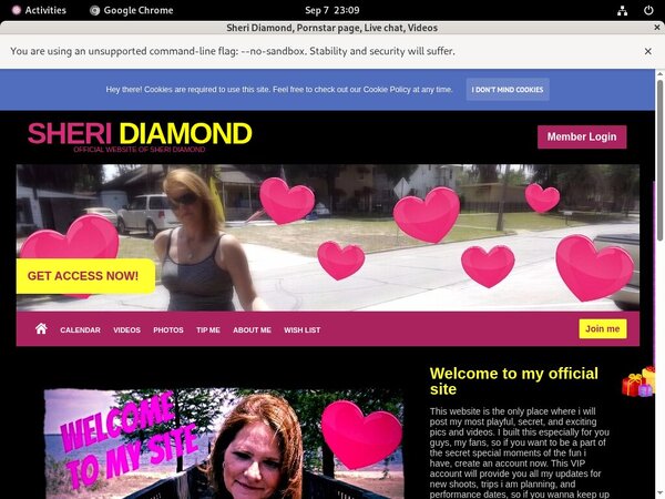 Sheri Diamond Mobile Account