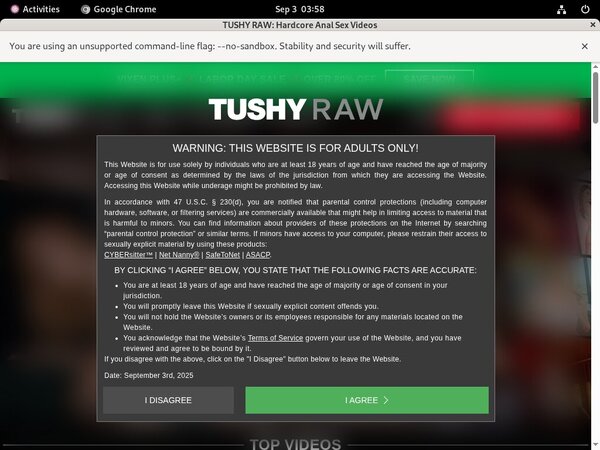 Tushy Raw Mit ELV
