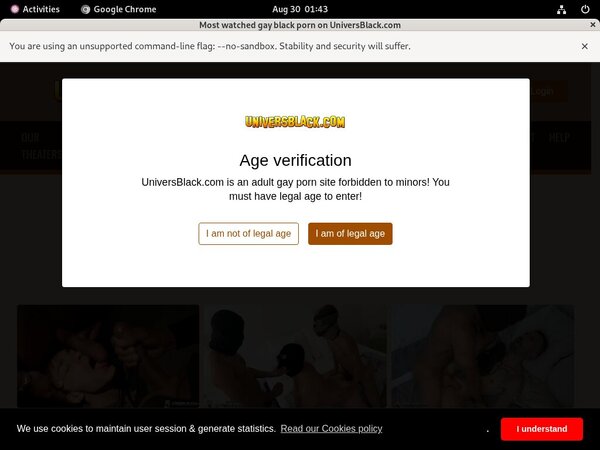 Universblack.com Working Account