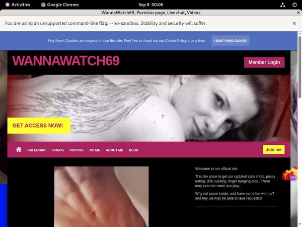 WannaWatch69 Accont