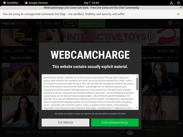Webcam Charge Porn Site