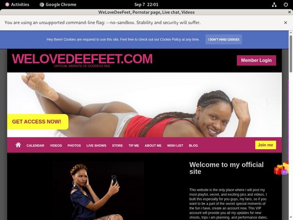 Welovedeefeet Segpay Discount