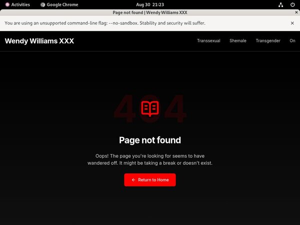 Wendywilliamsxxx.com Official Site