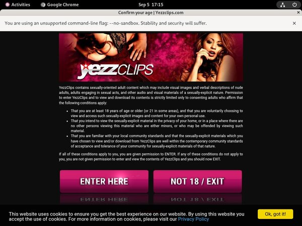 Yezzclips.com Join Form