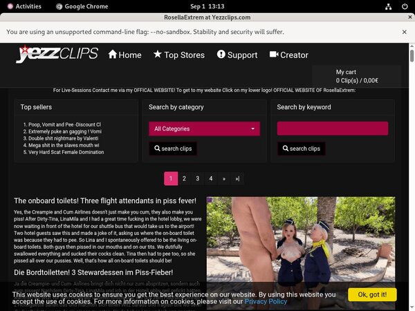 Yezzclips.com Nude Pictures